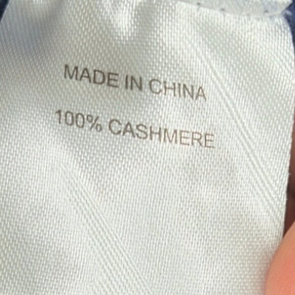 Quince Pants Men S Blue Mongolian Cashmere Sweat Minimalist Preppy Grudge - Picture 8 of 9